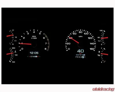 Dakota Digital MTX Instrument System for Ford Mustang 1987-1989, Custom Metric Build - MTX-87F-MUS-X