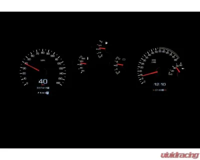 Dakota Digital RTX Instruments System for Chevrolet Camaro 1982-1989, Black Finish - RTX-82C-CAM-X