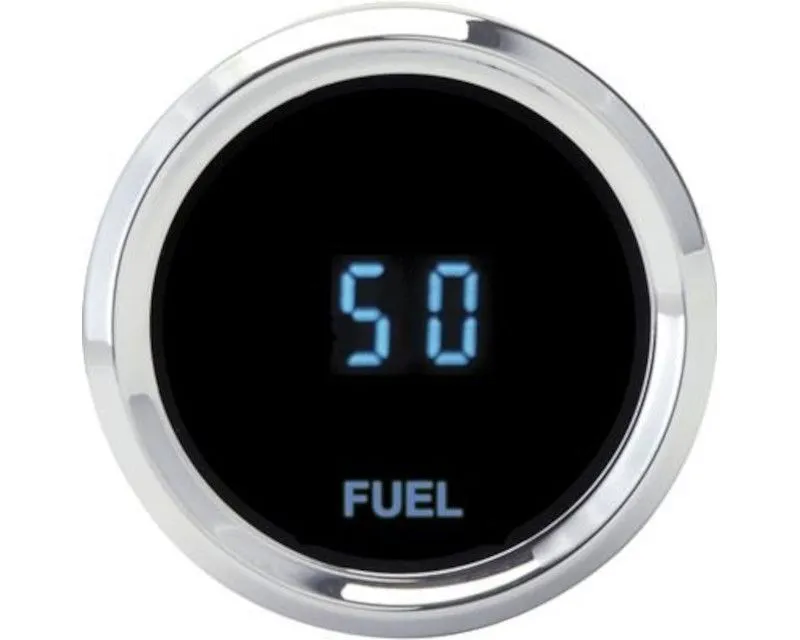 Dakota Digital Round Amplifier Current Chrome & Blue - SLX-20-1-C