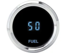 Dakota Digital Round Amplifier Current Chrome & Blue for SLX-20-1-C