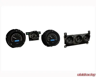 Dakota Digital VHX-71F-CTR-K-R Black Alloy Gauge System for 1971-1973 Ford Mustang - VHX-71F-CTR-K-R