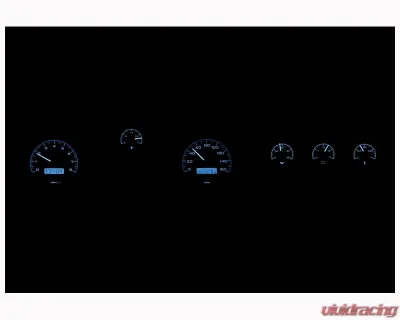 Dakota Digital VHX-71F-CTR-K-R Black Alloy Gauge System for 1971-1973 Ford Mustang - VHX-71F-CTR-K-R