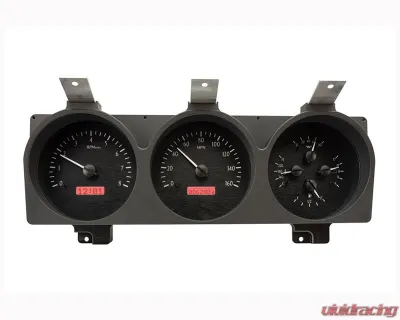 Dakota Digital VHX-81D-PU-K-W Black Alloy VHX System for 1981-1993 Dodge Pickup - VHX-81D-PU-K-W