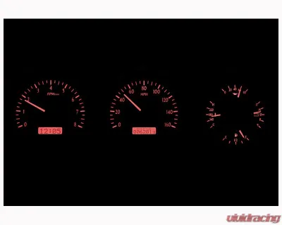 Dakota Digital VHX-81D-PU-K-W Black Alloy VHX System for 1981-1993 Dodge Pickup - VHX-81D-PU-K-W