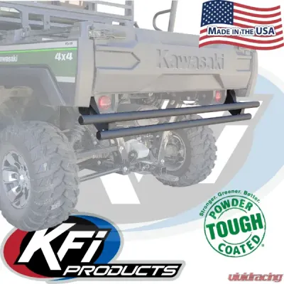 KFI Product Rear Bumper Black Textured Kawasaki Mule Pro 2015-2025 - 101800