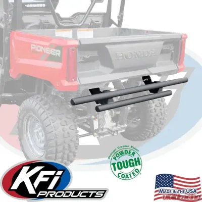 KFI Product Rear Bumper Black Textured Honda Pioneer 520 2021-2025 - 101935