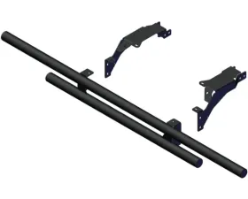 KFI Product Rear Bumper Black Textured Polaris Ranger Crew/XP 1000 2022-2025