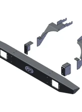 KFI Product Rear Formed Bumper Black Textured Polaris General XP/4 1000 2021-2025                                     - 102080 - Image 3