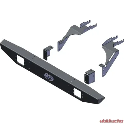 KFI Product Rear Formed Bumper Black Textured Polaris General XP/4 1000 2021-2025 - 102080
