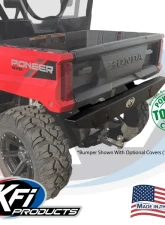 KFI Product Rear Formed Bumper Black Textured Honda Pioneer 520 2021-2023                                     - 102135 - Image 2