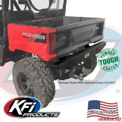KFI Product Rear Formed Bumper Black Textured Honda Pioneer 520 2021-2023 - 102135