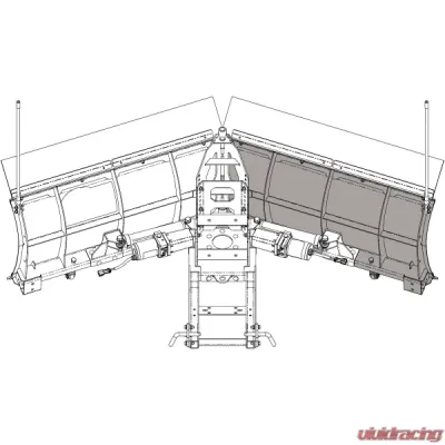 KFI Product V-Plow Passenger Side Wing - 106180-PS