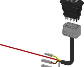 KFI Product Actuator Backlit Dash Rocker Switch