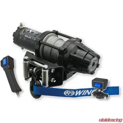 KFI Product 2500lbs Steel Cable Assault Series Winch - AM-25