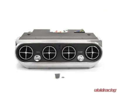 ACP Underdash Hang-On Air Conditioner Unit Black Bezel Ford Galaxie | Mustang | Falcon | Fairlane | Ranchero 1966 - FM-ACB02K