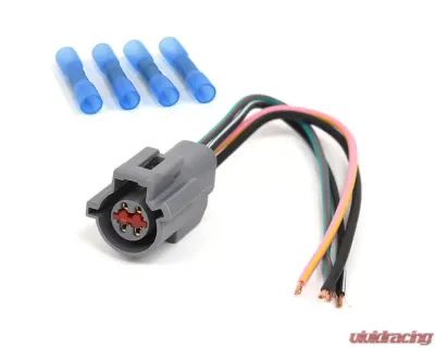 ACP Fuel Sending Unit Wire Harness Pigtail Female Mini 4-Pin Connector for Ford Bronco 1990-1996 - FB-EF024B