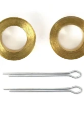 ACP Clutch Rod Bushing Brass 3/8" ID w/ Cotter Pin Pair Ford | Mercury 1960-1977                                     - FM-EC005A - Image 3