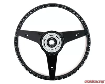 ACP Steering Wheel Rim Blow 3-Spoke Deluxe Woodgrain w/o Horn Switch Ford | Mercury 1969 - FM-ES008M