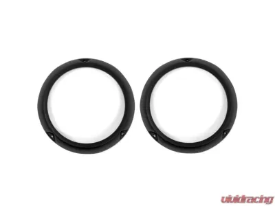 ACP Black Headlight Bezel Trim Ring Pair Ford Bronco 1966-1977 - FB-BH039A