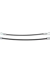 ACP Tailgate Check Cable Pair 19" Steel for Ford Bronco 1978-1996, Ranchero 1972-1979                                     - FB-BT080 - Image 2