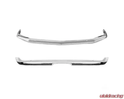 ACP Bumper Front & Rear Set Chrome Ford Mustang 1967-1968 - FM-BB005S