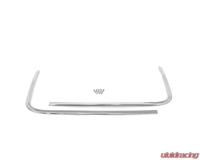 ACP Convertible Top Boot Hockey Stick Molding (Pair) Ford Mustang 1968 - FM-BC028
