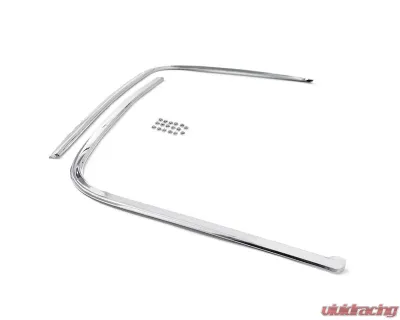ACP Convertible Top Boot Hockey Stick Molding (Pair) Ford Mustang 1968 - FM-BC028