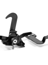 ACP Auxiliary Safety Upper Hood Latch for Ford Mustang 1987-1993, Black Steel Finish                                     - FM-BH022G - Image 4