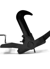 ACP Auxiliary Safety Upper Hood Latch for Ford Mustang 1987-1993, Black Steel Finish                                     - FM-BH022G - Image 2