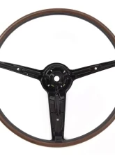 ACP Steering Wheel Rim Blow 3-Spoke Deluxe Woodgrain Ford | Mercury 1970-1974                                     - FM-ES008ED - Image 4