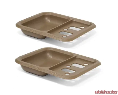 ACP Inside Door Handle Cup Tan (Pair) Ford Bronco | F-250 | F-350 | Fairlane | Falcon | Ranchero | Torino 1968-1977 - FP-BD039B