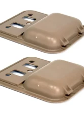 ACP Inside Door Handle Cup Tan (Pair) Ford Bronco | F-250 | F-350 | Fairlane | Falcon | Ranchero | Torino 1968-1977                                     - FP-BD039B - Image 2