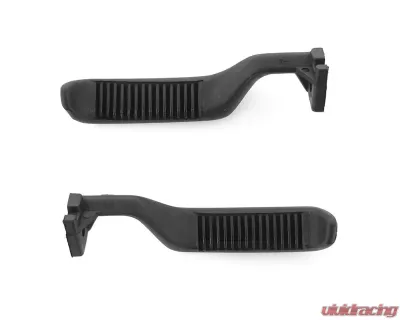 ACP Inside Door Handle Pair for Ford Bronco F-150 F-250 F-350 1987-1997 Black Plastic - FP-BD087