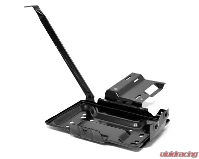 ACP Battery Tray for Ford F-250/F-350 1987-1994, Steel, Black Finish, Driver Side - FP-BT002