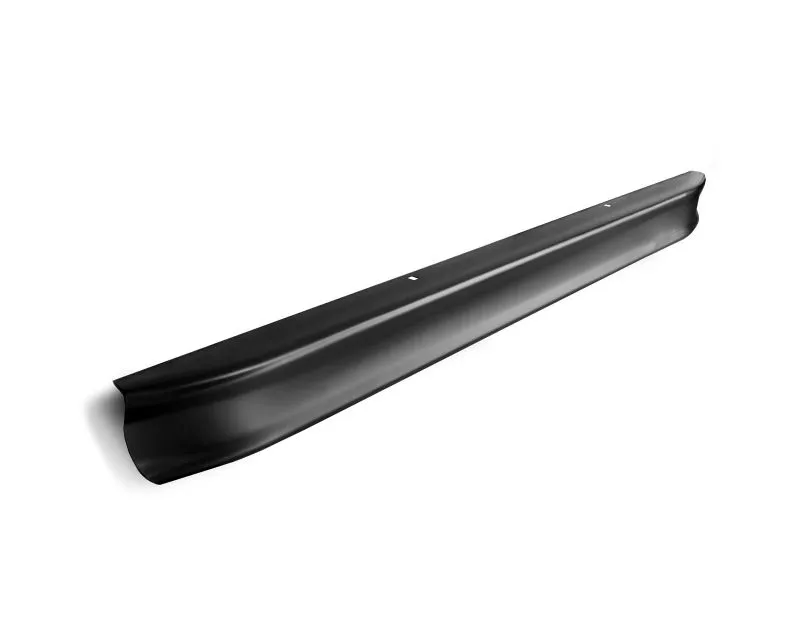 ACP Bumper Front or Rear Smooth Black Ford Bronco 1966-1977 - FB-BB002A