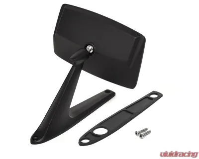 ACP Black Finish Passenger Side Outside Mirror w/ Convex Glass Ford | Mercury 1967-1973 - FM-BM004KV