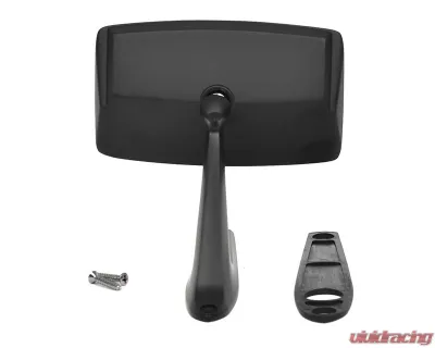 ACP Black Finish Passenger Side Outside Mirror w/ Convex Glass Ford | Mercury 1967-1973 - FM-BM004KV
