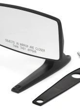 ACP Black Finish Passenger Side Outside Mirror w/ Convex Glass Ford | Mercury 1967-1973                                     - FM-BM004KV - Image 4
