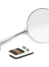 ACP Chrome Peep Mirror 4 Inch w/ Extended Arm Driver/Passenger Side Ford Bronco | F-Series 1948+                                     - FP-BM002 - Image 2