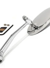 ACP Chrome Peep Mirror 4 Inch w/ Extended Arm Driver/Passenger Side Ford Bronco | F-Series 1948+                                     - FP-BM002 - Image 3