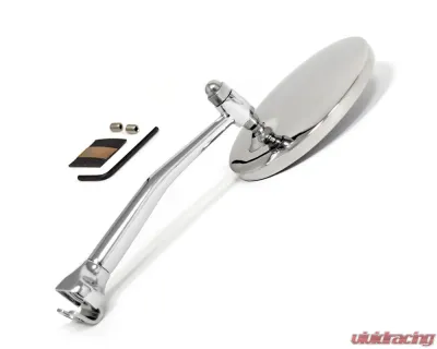 ACP Chrome Peep Mirror 4 Inch w/ Extended Arm Driver/Passenger Side Ford Bronco | F-Series 1948+ - FP-BM002