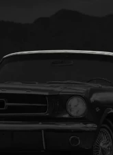 ACP Windshield Molding Top Pair Polished Stainless Steel Ford Mustang Convertible 1965-1968                                     - FM-BC021 - Image 4