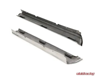 ACP Windshield Molding Pillar Pair Polished Stainless Steel Ford Mustang Convertible 1965-1968 - FM-BC022