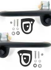 ACP Black Metal Outside Door Handle Assembly Pair for Ford Maverick 1970-1977, Mustang 1967-1968                                     - FM-BD022B - Image 4