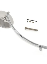 ACP Chrome 4" Round Driver/Passenger Side Hinge Mirror for Ford Trucks 1932-1952                                     - FP-BM004 - Image 2