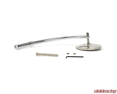 ACP Chrome 4" Round Driver/Passenger Side Hinge Mirror for Ford Trucks 1932-1952 - FP-BM004