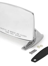 ACP Chrome Outside Mirror with Convex Glass - Passenger Side Ford Bronco | F-100 | F-150 | F-250 | F-350 1980-1989                                     - FB-BM006A - Image 2