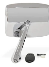 ACP Chrome Outside Mirror with Convex Glass - Passenger Side Ford Bronco | F-100 | F-150 | F-250 | F-350 1980-1989                                     - FB-BM006A - Image 3