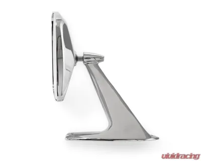 ACP Chrome Outside Mirror with Convex Glass - Passenger Side Ford Bronco | F-100 | F-150 | F-250 | F-350 1980-1989 - FB-BM006A