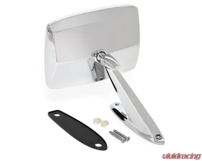 ACP Chrome Outside Mirror - Driver Side Ford Bronco | F-100 | F-150 | F-250 | F-350 1980-1989 - FB-BM006